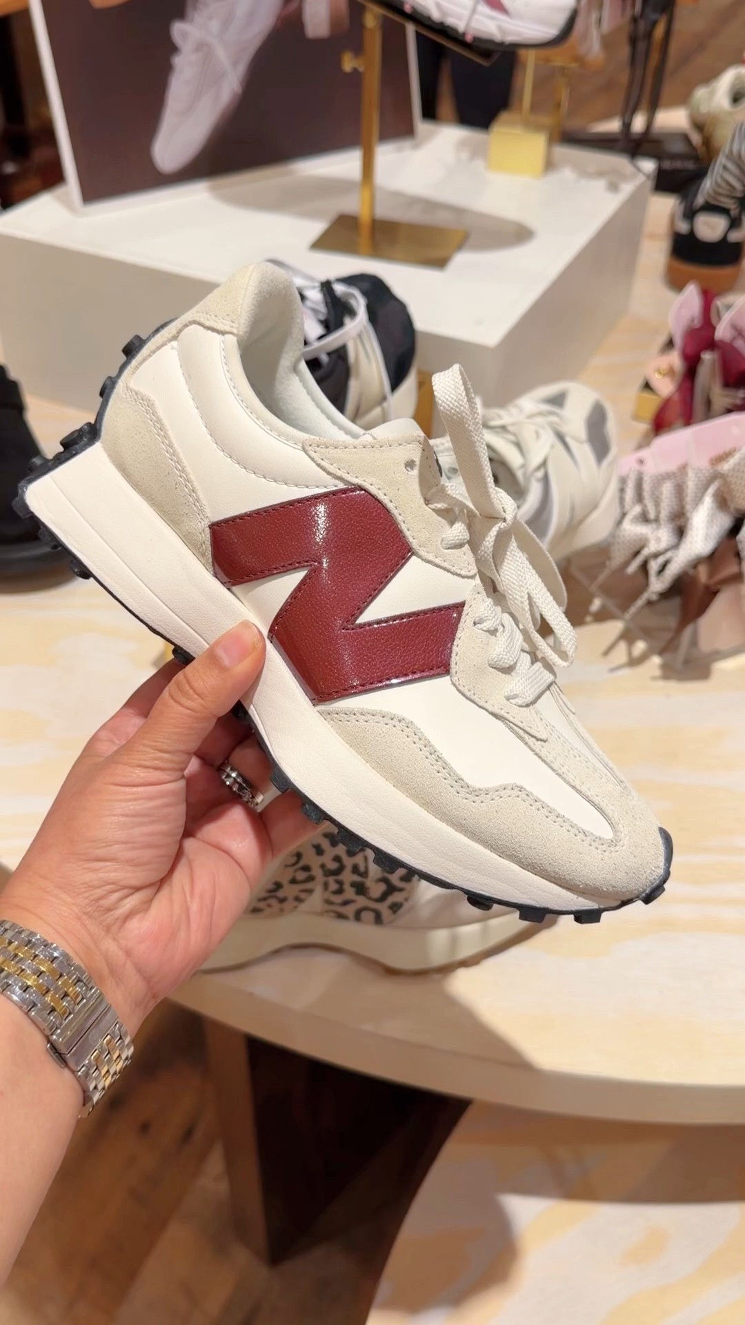 New Balance 327 sneakers on sale + an extra 20% off with code SAVE20. Such a great deal! True to size. Love this burgundy color combo!

#LTKSaleAlert #LTKActive #LTKFindsUnder100