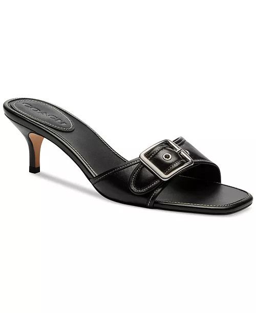 Women's Margot Kitten-Heel Slide Sandals | Macy's