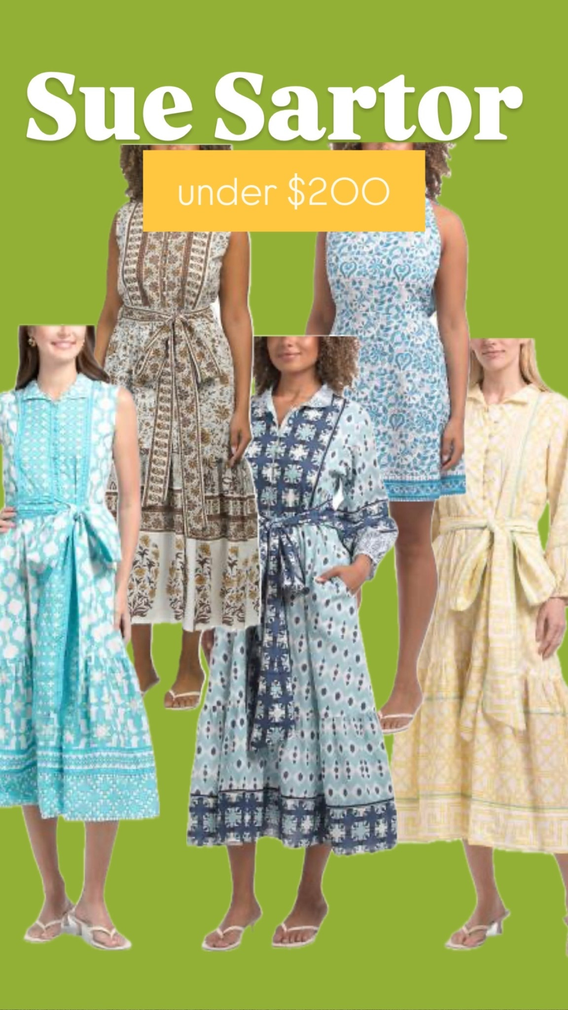 Sue Sartor dresses under $200

#LTKOver40 #LTKMothersDay