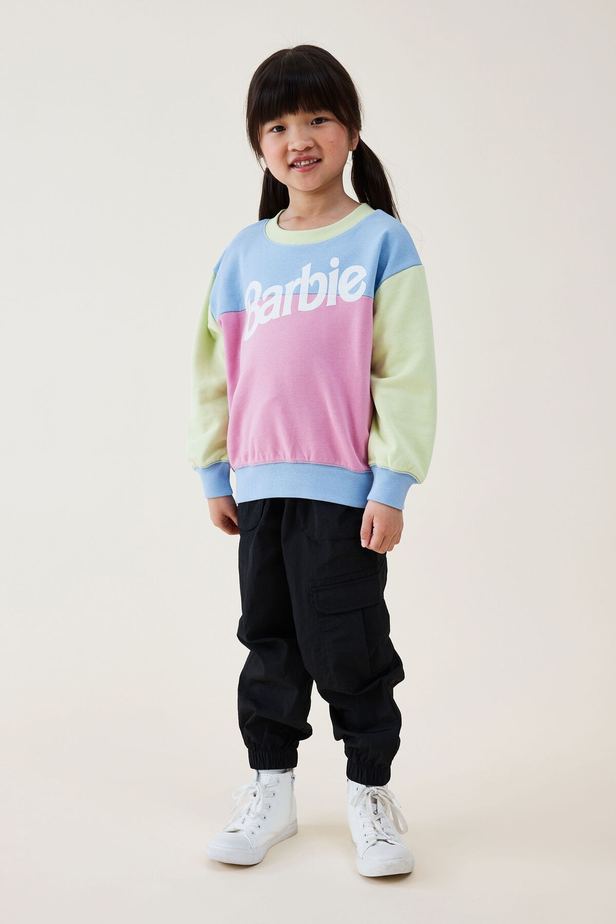 Barbie Dusty Fleece Crew Neck | Cotton On (US)
