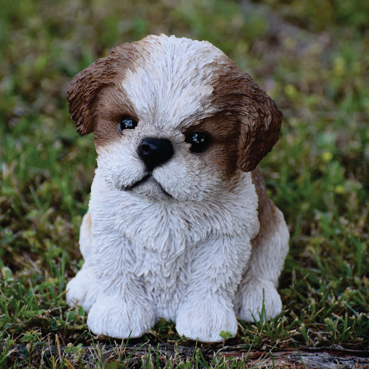 Sitting Shih Tzu Puppy Statue | Wayfair North America