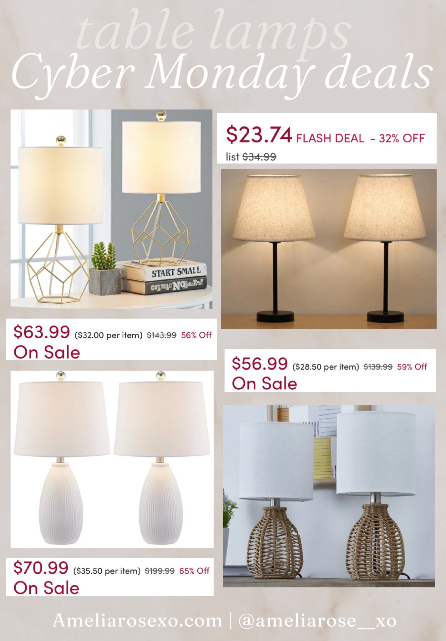 Table lamps on sale! 

#LTKhome #LTKCyberWeek #LTKsalealert