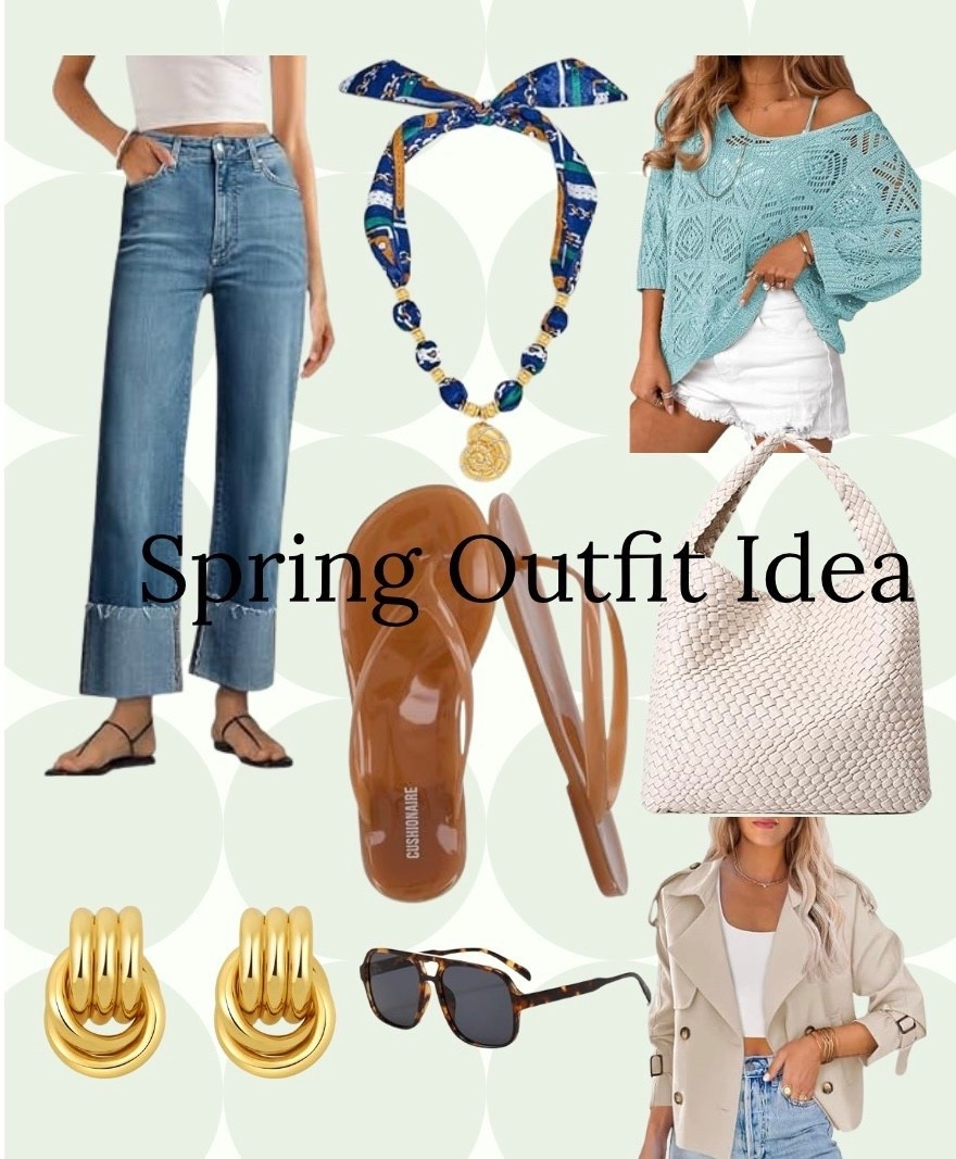 Spring outfit formula you’ll wear on repeat 

An easy spring outfit idea with cropped denim, a lightweight knit, neutral sandals, and a woven tote. Add in gold jewelry and oversized sunglasses to elevate the whole look.

Perfect for brunch, vacations, weekend errands, or a casual day out.



#LTKootd #LTKSeasonal #LTKTall