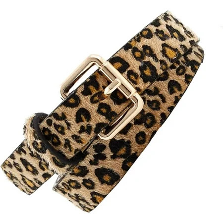 FENGFaux PU leather women belts for pants women belts for jeans women belt Belt Leopard Style-240521 | Walmart (US)