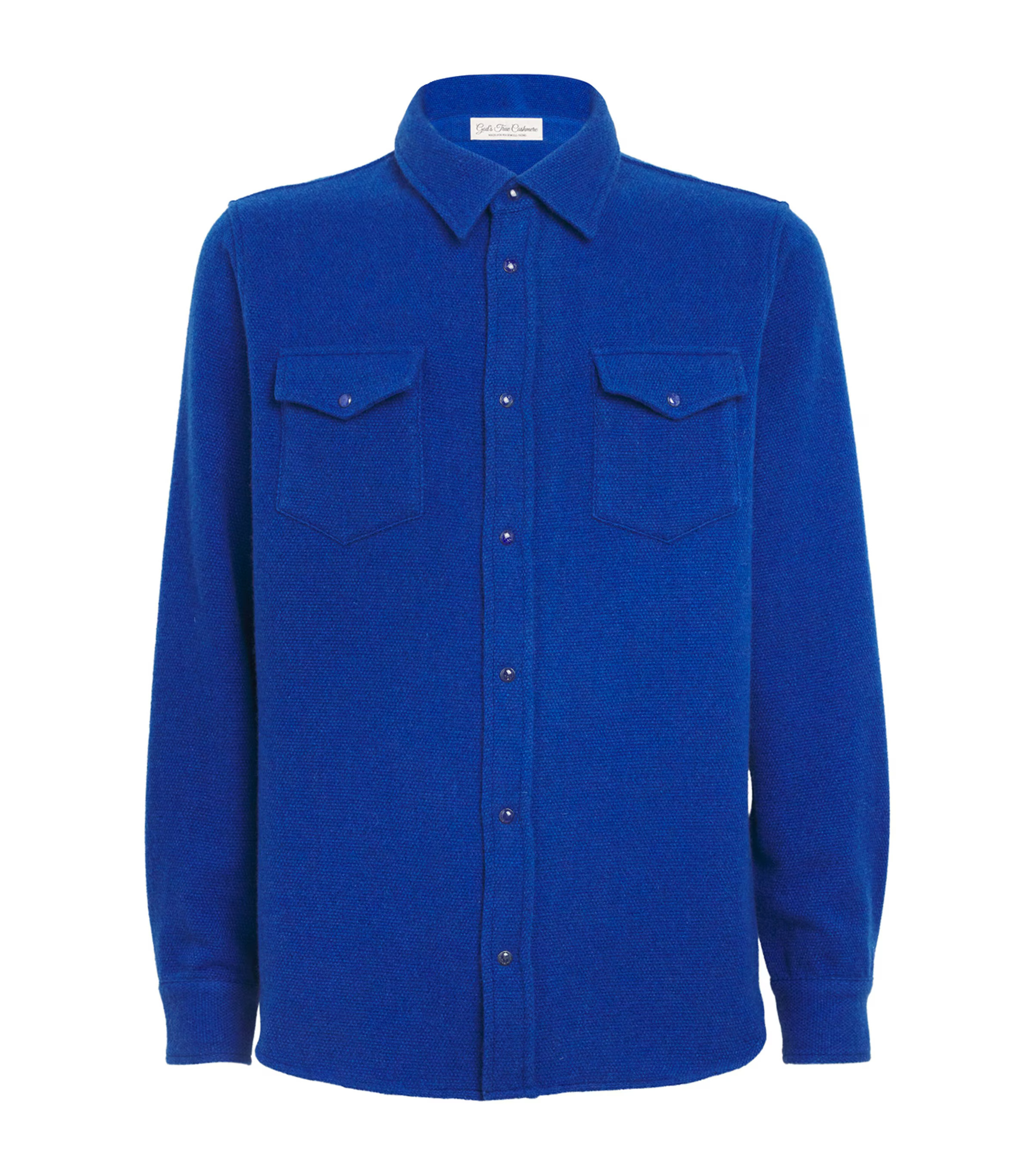 God's True Cashmere Unisex Cashmere and Lapis Lazuli Shirt | Harrods