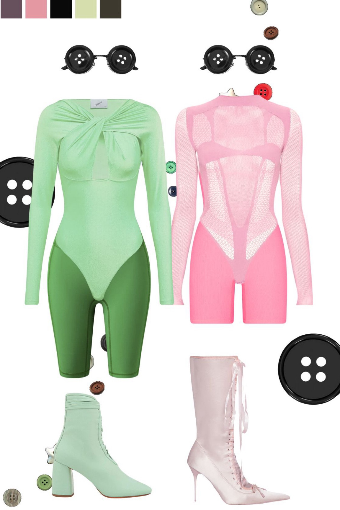 Unique Halloween costumes for a fem duo: Other Spink & Other Forcible from Coraline. I’ve been wanting to do a lot of circus-inspired edits for this Halloween and figured a duo from one of my favorite animated films was a good start. 💚🩷

#LTKSeasonal #LTKFallSale