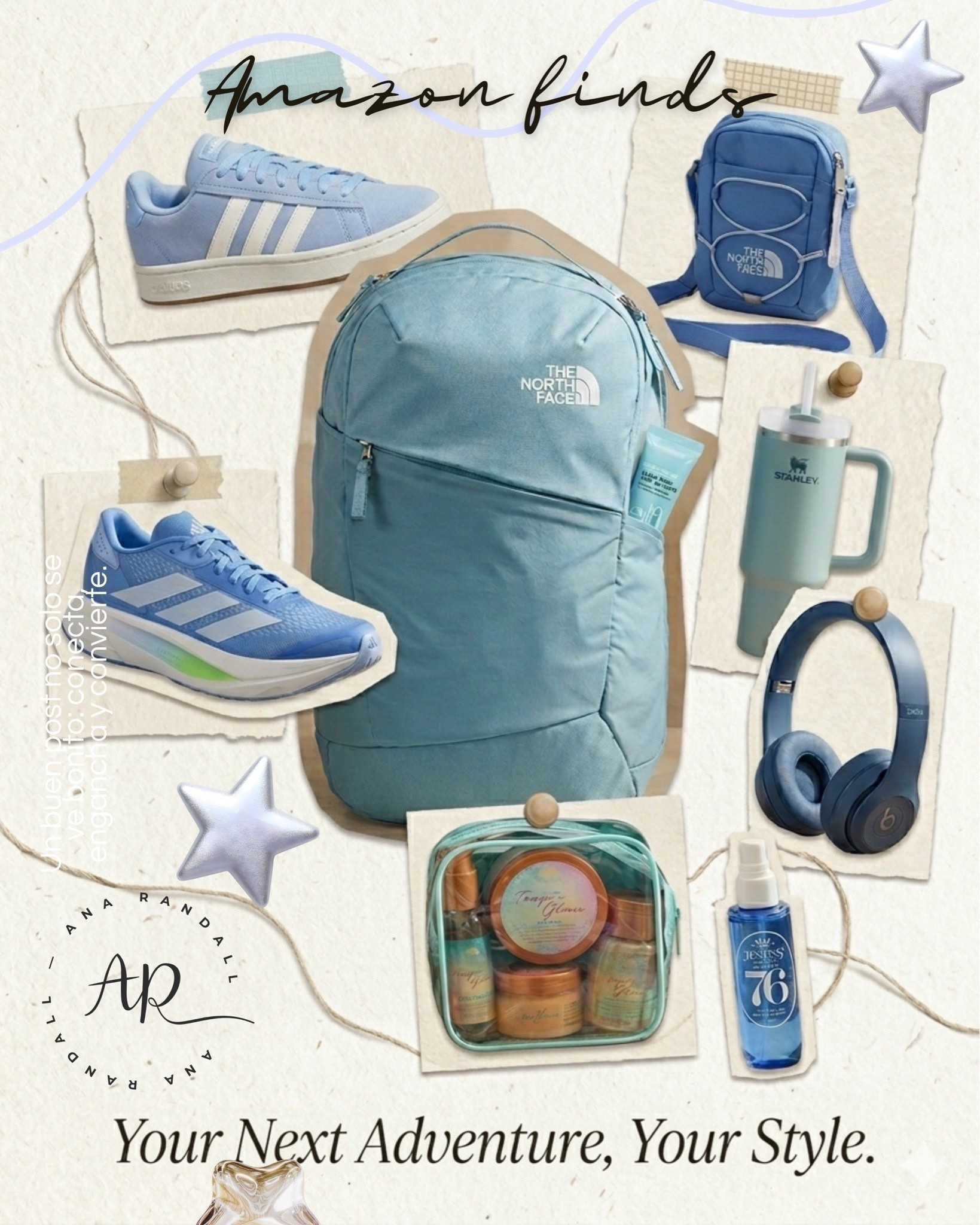 Your Next Adventure, Your Style ✨

The ultimate blue-hued aesthetic for your daily routine, workouts, and weekend getaways. From top-tier skincare and hydration to the perfect activewear kicks, we’ve got your essentials covered. 💙

Everything featured is linked in my LTK.
XOXO,
Ana Randall💗

#LTKstyletip #LTKü50 #LTKfitness