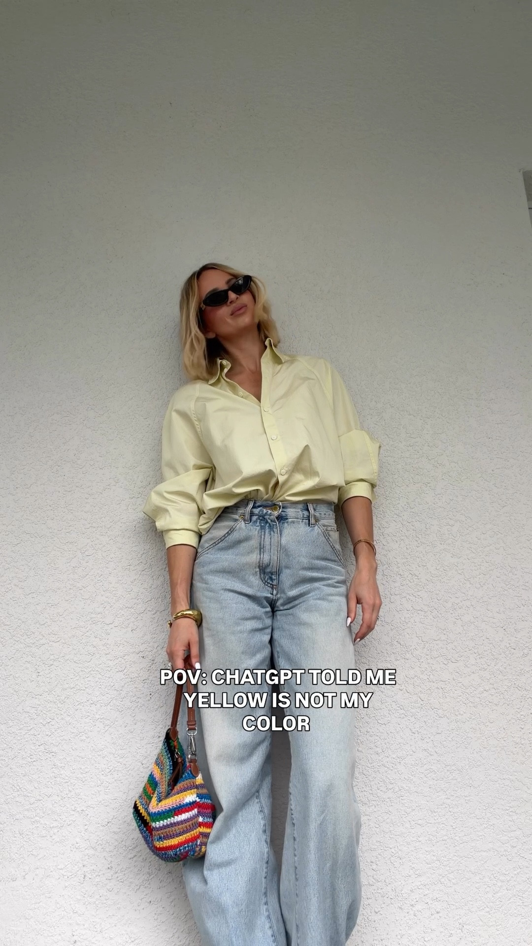 things i don’t like: being told i can’t do something, leggings as a personality, and sardines. Wearing a medium in the top. Jeans run tts and they are tall girl friendly! Blush shade is she is flushed and give us the prettiest sunburnt look. Also, this Miu Miu bag is FINALLY back in stock!! ￼￼￼

#LTKgrwm #LTKOver40 #LTKTall