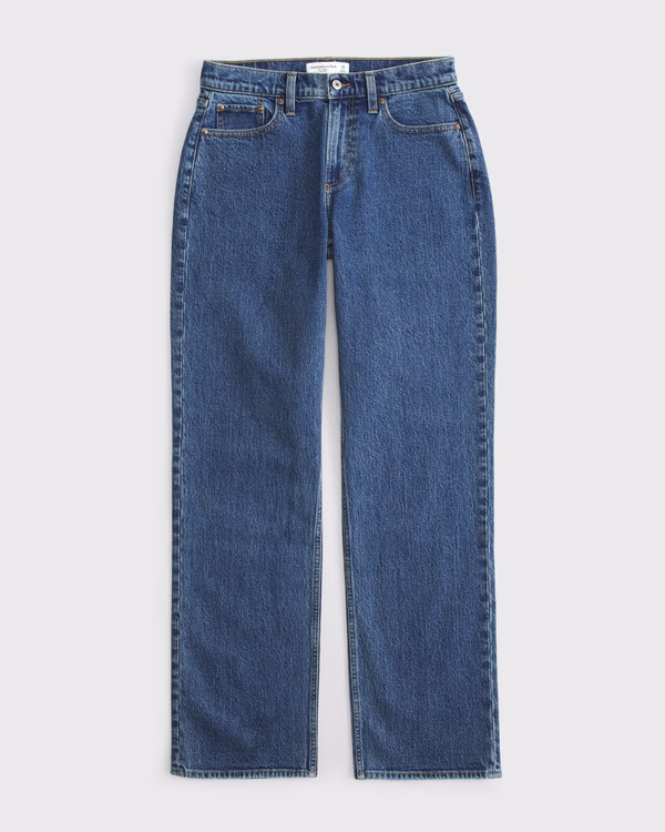 Curve Love Low Rise Baggy Jean | Abercrombie & Fitch (US)
