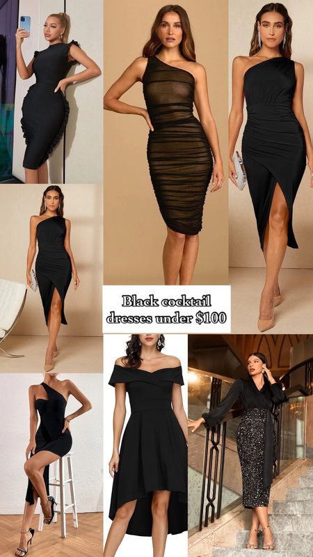 Looking for the perfect black cocktail dress? Look no further!

#LTKHoliday #LTKstyletip #LTKunder100