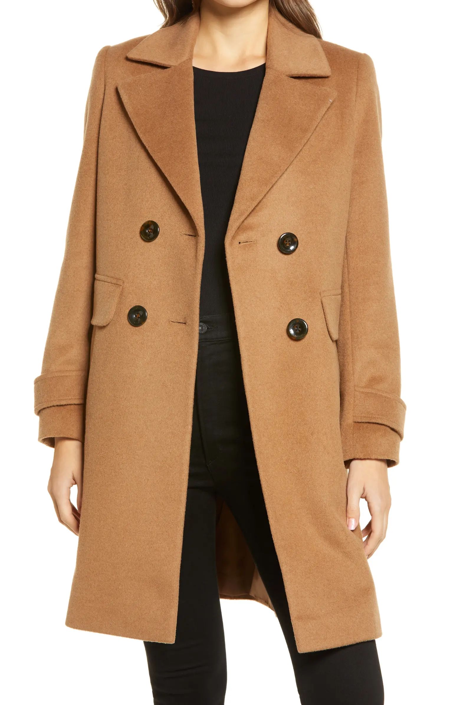 Sam Edelman Double Breasted Coat | Nordstrom | Nordstrom