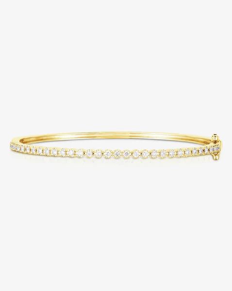 Single Prong Diamond Bangle | Ring Concierge