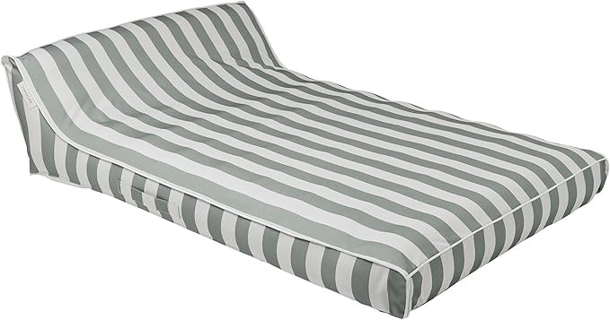 SUNNYLiFE Luxe Double Lounger, Floating Pool Lounger, Water and Land Use, Backrest Design, PVC an... | Amazon (US)