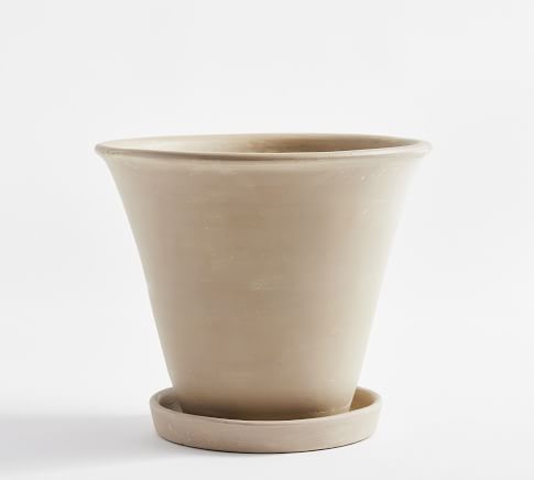 Provence Scalloped Edge Planter - Clay | Pottery Barn (US)
