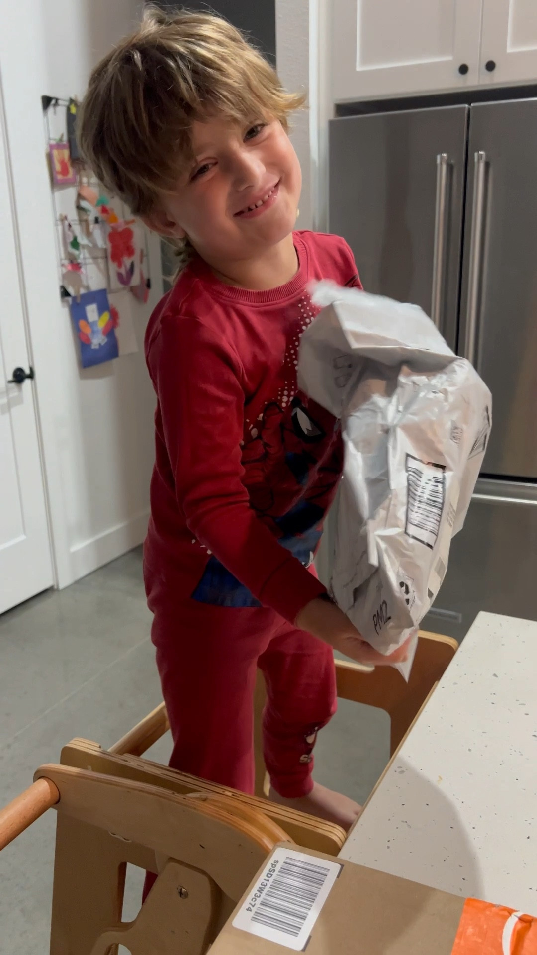 Big brother helped me unpack her decorations! Stay tuned! ✨ 🐚 🎉 

#LTKWatchNow #LTKKids #LTKGiftGuide