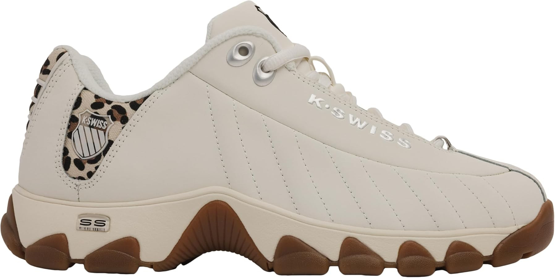 K-Swiss Women's ST329 CMF Sneaker, Wide Tennis Walking Leather Shoes | Amazon (US)