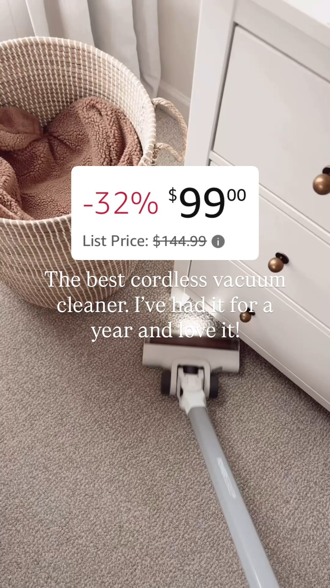 This cordless vacuum cleaner is only $100 and works so much better than better than my old $400 Dyson. 

#LTKSaleAlert #LTKFindsUnder100 #LTKHome