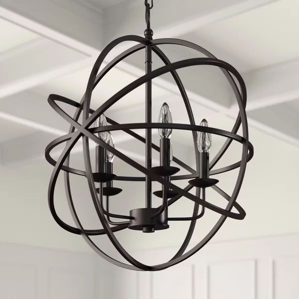 Hankinson 5-Light Candle Style Globe Chandelier | Wayfair North America