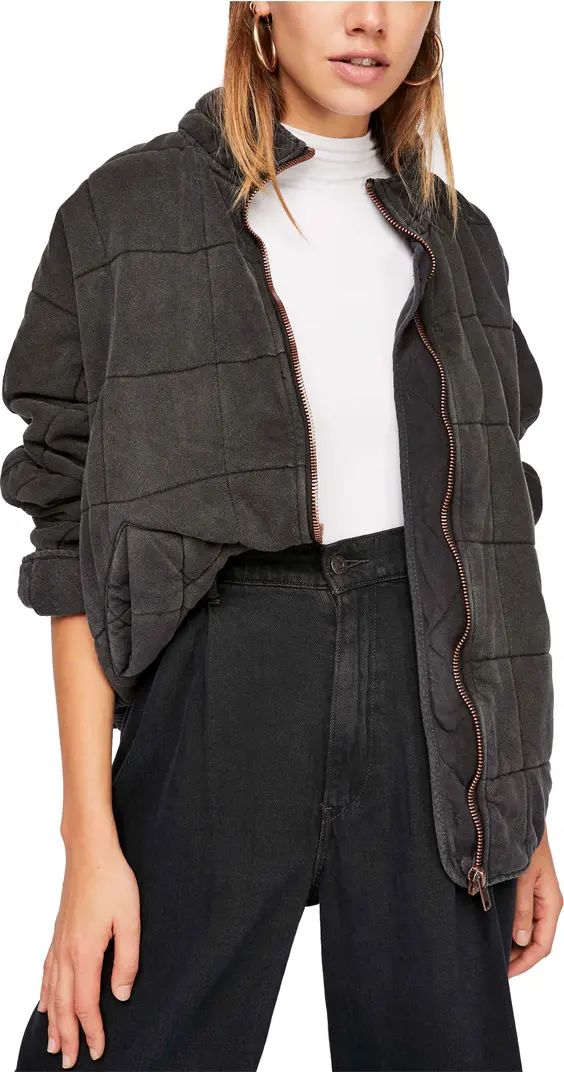 Free People We the Free Dolman Sleeve Quilted Jacket | Nordstrom | Nordstrom