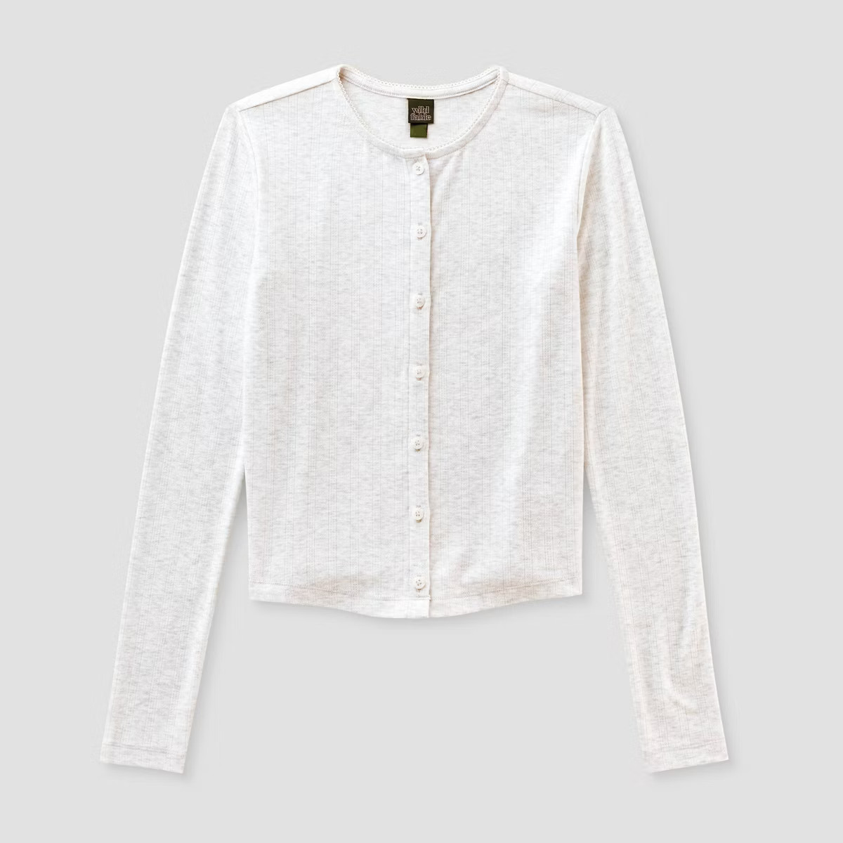 Women's Long Sleeve Roundneck Button-Down Shirt - Wild Fable™ Burgundy XXL | Target