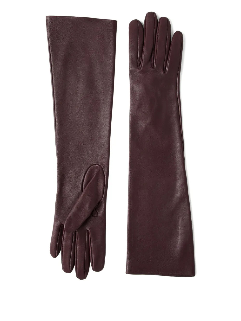 Brunello Cucinelli Long Leather Gloves | Red | FARFETCH SK | Farfetch Global