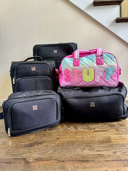  4 Piece Black Luggage Set (under $100) from Walmart super last minute and I’m pretty impressed, they are durable, the quality is definitely better than I expected! The duffel bag has wheels, so convenient to tote around! Definitely satisfied with our last minute purchase! 

I used the pink duffel for my daughter’s clothes and shoes. It’s the OMG Accessories brand, which I love💕
| Walmart finds, Nordstrom rack, travel, suitcase, luggage, Amazon | 

#LTKtravel #LTKsalealert #LTKfindsunder100

#LTKSeasonal #LTKTravel #LTKFindsUnder100