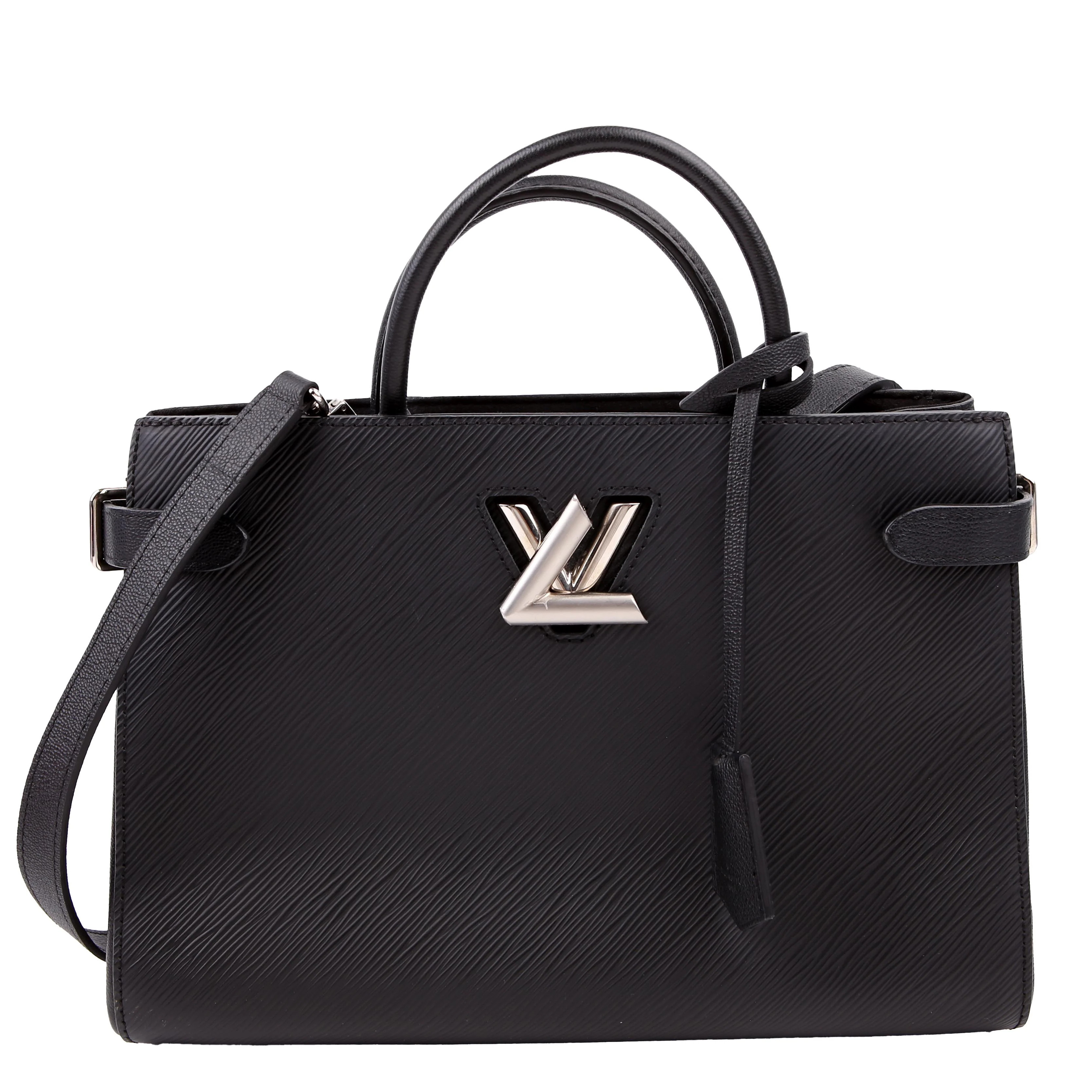 Twist Tote Epi Black | Keeks Designer Handbags
