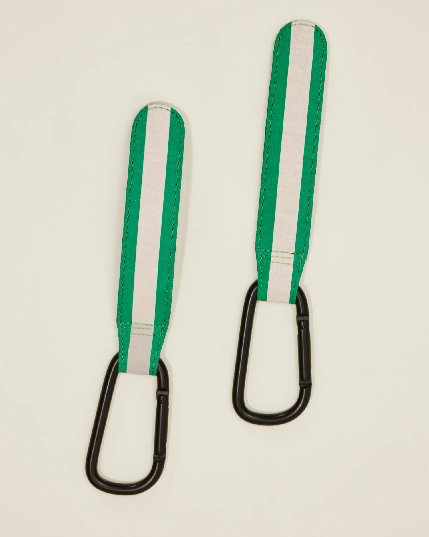 Universal Stroller Clips Bag Holders Best Stroller Hooks For Parents | Green Stripe - Storq by Ki... | Kindred Bravely