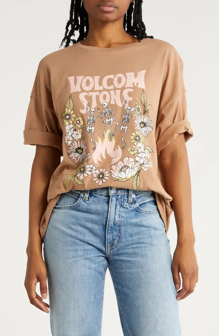 Volcom Time to Boogie Cotton Graphic T-Shirt | Nordstromrack | Nordstrom Rack