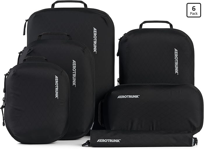 Aerotrunk Ultralight Compression Packing Cubes - Lightweight Travel Organizers for Suitcases and ... | Amazon (US)