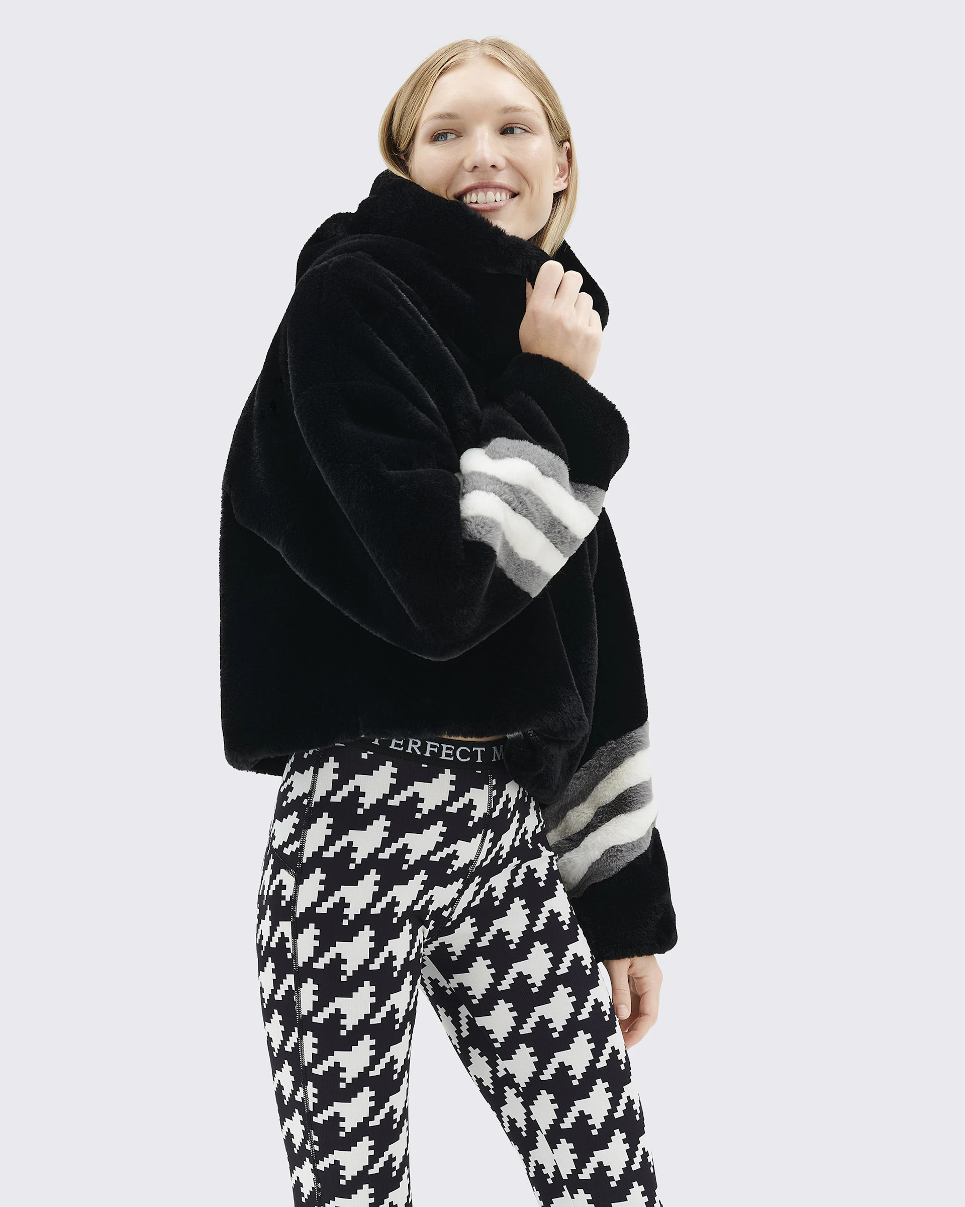 Noelle Faux Fur Bomber Jacket | Perfect Moment
