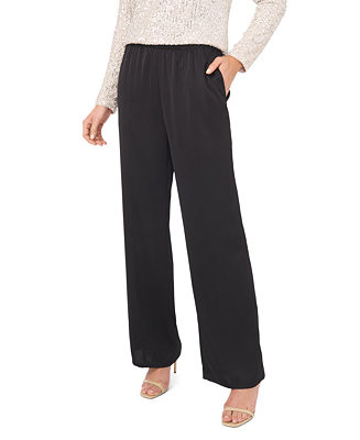 CeCe Women's Mid Rise Elastic Waist Pants - Macy's | Macy's