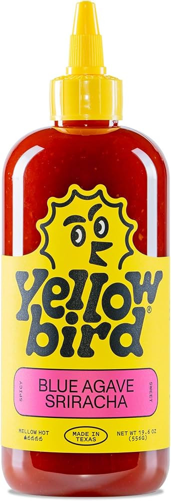 Yellowbird Blue Agave Sriracha Hot Sauce - Vegan & Gluten Free Sauce with Jalapeños, Garlic & Ag... | Amazon (US)