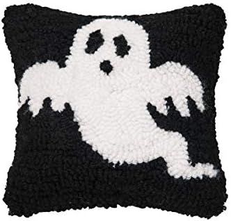 Amazon.com: C&F Home 8" x 8" Spooky Ghost Hooked Petite Decor Decoration Halloween Throw Pillow f... | Amazon (US)