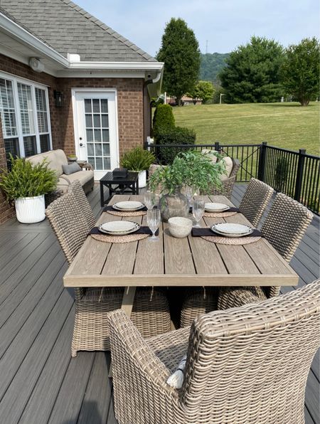 Raise your hand if you’re ready for patio season?🙋🏻‍♀️ I can’t wait! If you are looking for new outdoor dining furniture  I’ve linked several on all price points and for every budget! Be sure and check them out. Have a wonderful week! 

#LTKsalealert #LTKSeasonal #LTKhome