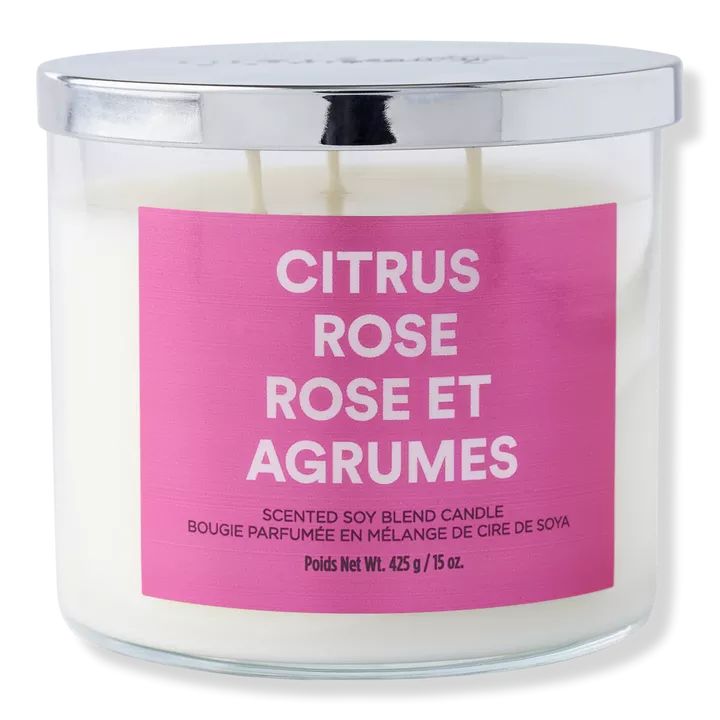 Citrus Rose Scented Soy Blend Candle | Ulta