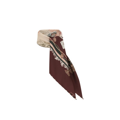 ZIMMERMANN Printed Silk Square 70 Scarf Plum Scarf | ZIMMERMANN (US, CA, EU, MENA)