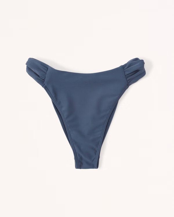 Twist Mid-Rise High-Leg Moderate Bottoms | Abercrombie & Fitch (US)