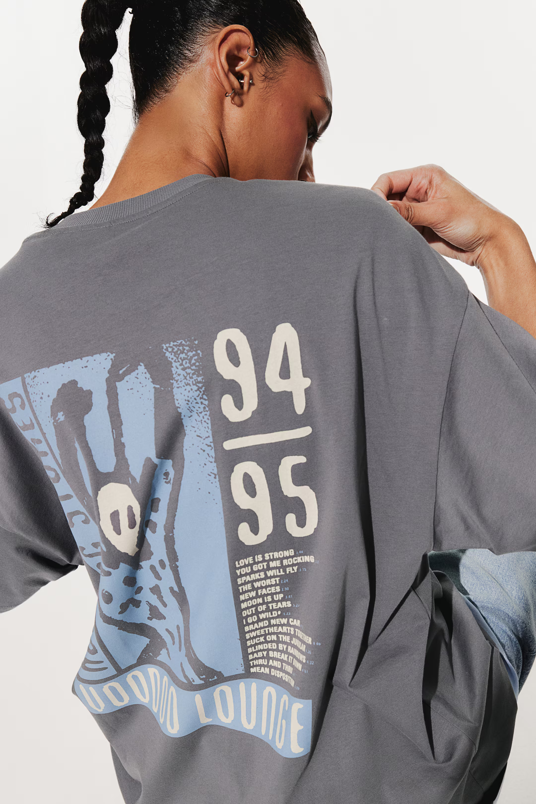 Oversized T-shirt met print | H&M (DE, AT, CH, NL, FI)