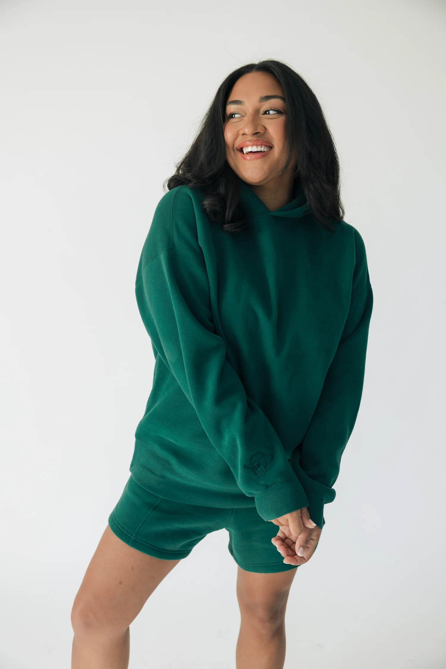 Easy Fit Hoodie Emerald | INZY