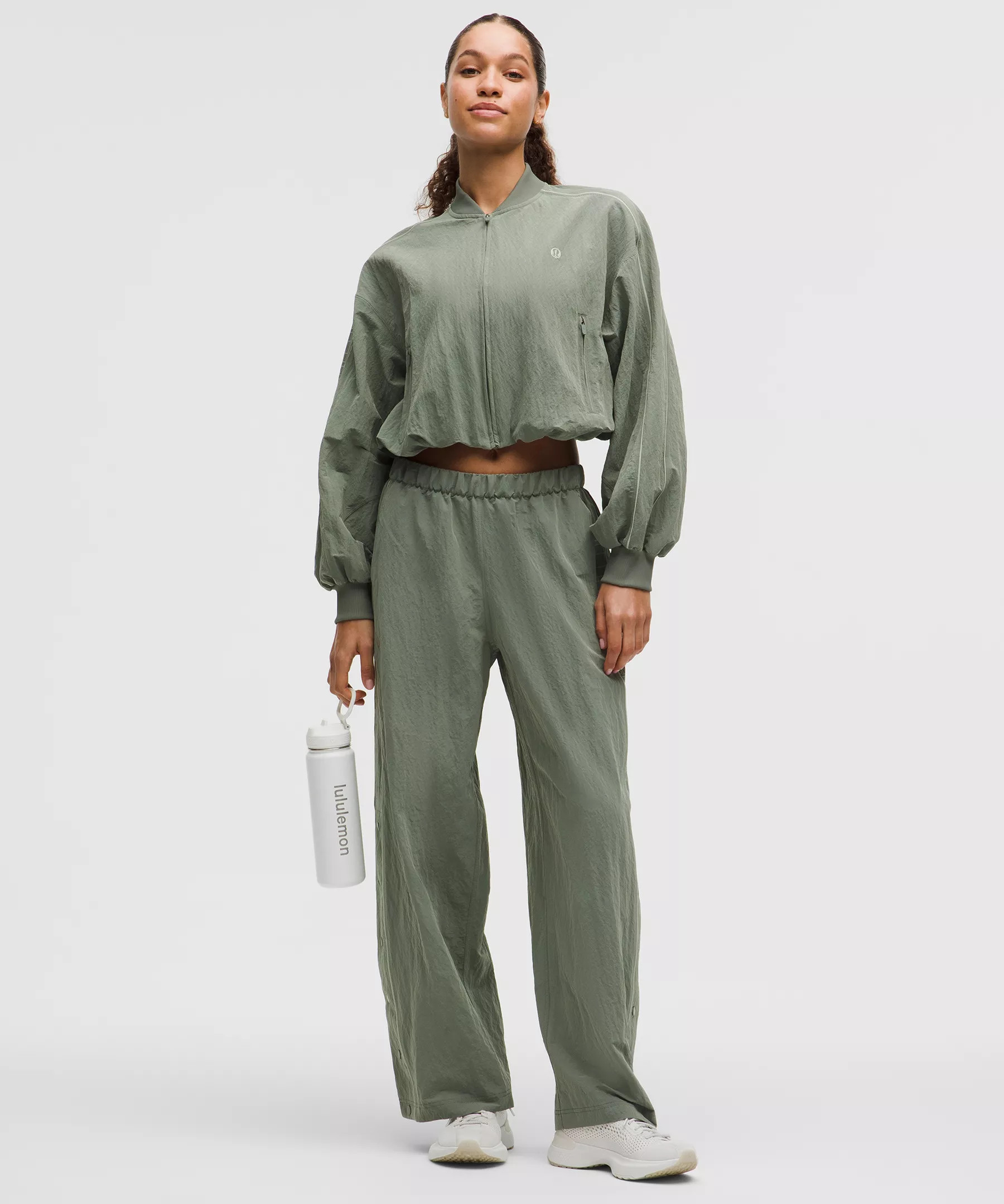 Crinkle Nylon Mid-Rise Track Pant | Lululemon (US)