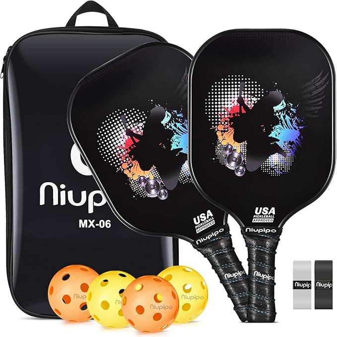niupipo Pickleball Paddles, USAPA Approved Pro Graphite Pickleball Paddle/Paddles Set, Polypropyl... | Amazon (US)