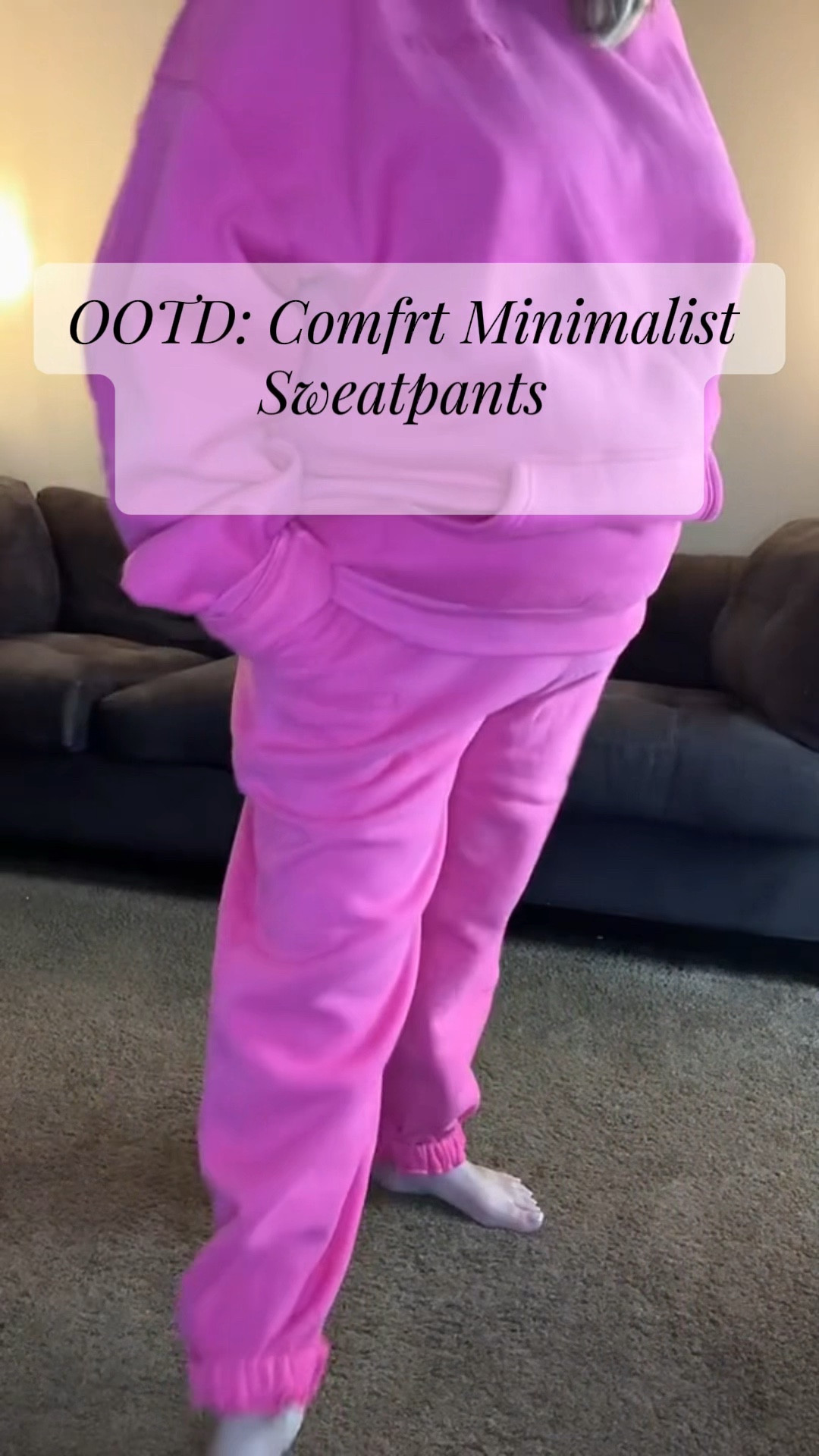 As always the Comfrt Minimalist sweatpants do not disappoint! So comfy and beautiful color Sorbet. 

#LTKFindsUnder50 #LTKFallSale #LTKPlusSize