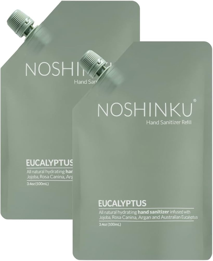 Noshinku Pocket Hand Sanitizer Spray Refill Pouch, Natural Moisturizing Hand Sanitizer Refill Wit... | Amazon (US)