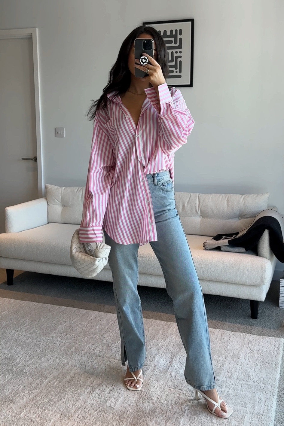 Pink and denim is a spring combo 🌷 Jeans are Rebellious fashion!