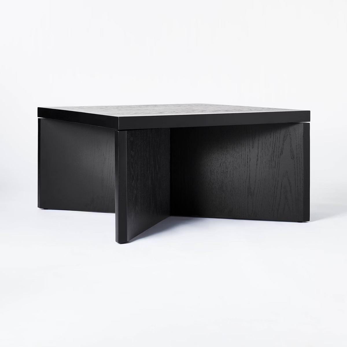 River Heights Square Wooden Coffee Table Black - Threshold™ designed with Studio McGee: Modern ... | Target