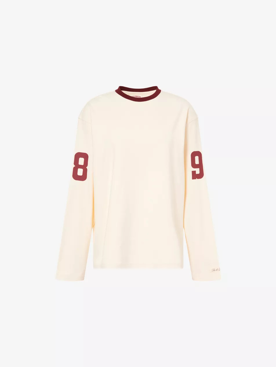 Football Long-Sleeves Cotton-Jersey T-Shirt | Selfridges