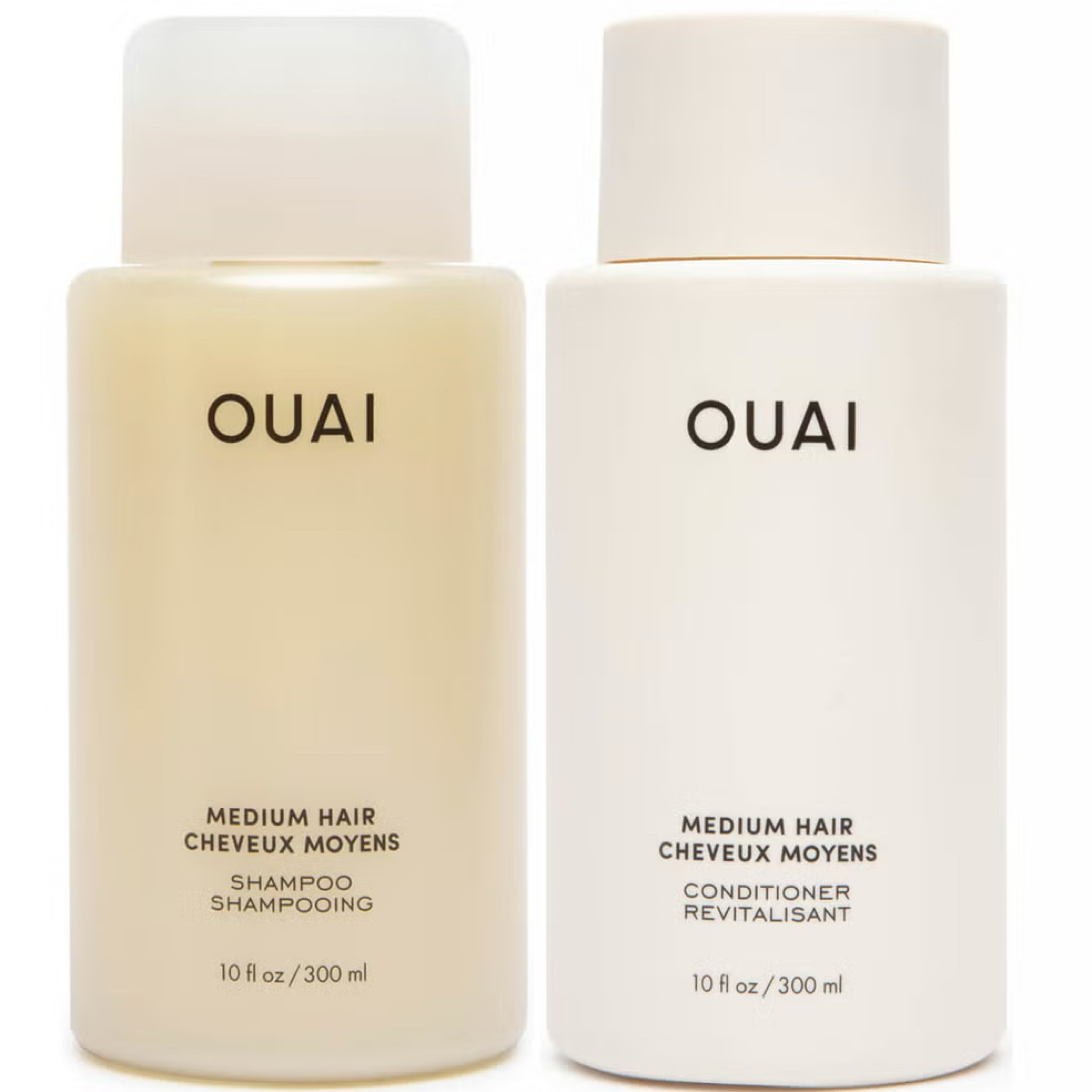 Mini size Ouai shampoo and conditioner!🤍🤍🫶🏼