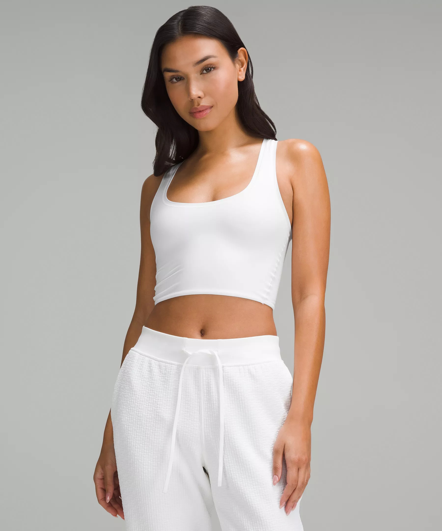 Wundermost Ultra-Soft Nulu Scoop-Neck Cropped Tank Top | Lululemon (US)