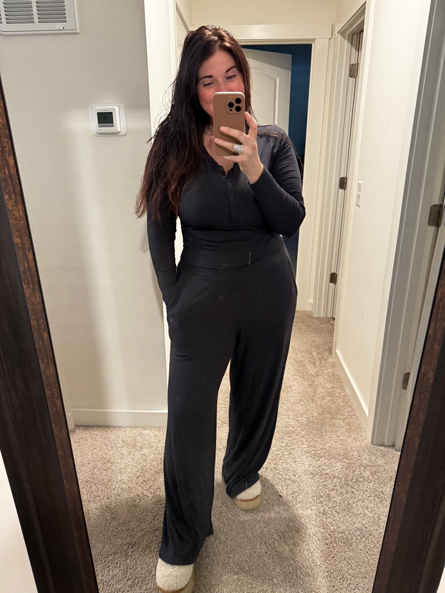 Favorite lounge set from Target, All In Motion brand. Oversized fit wearing a size L in both bottoms and top- could have sized down to a M in bottoms. Quality is amazing and worth the $$$. 

#LTKmomlife #LTKootd #LTKgrwm